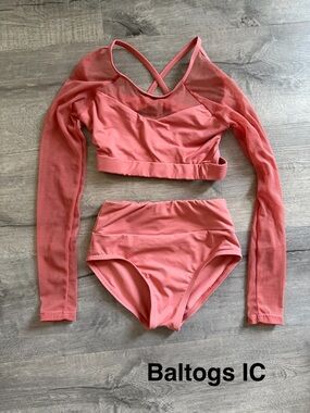 Kids Long-Sleeve Two-Piece Dance Set - Baltogs IC